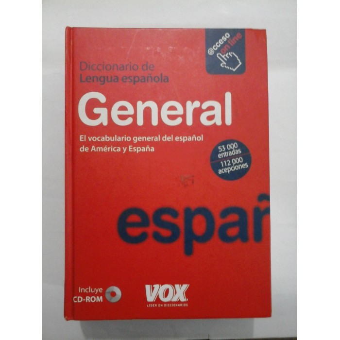 DICCIONARIO DE LENGUA ESPANOLA - Dictionar spaniol-spaniol